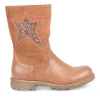 Bottes COGNAC Fille Fermeture éclair