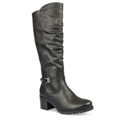 Bottes Confort NOIR Femme Fermeture éclair