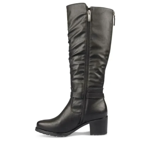 Bottes Confort NOIR Femme Fermeture éclair