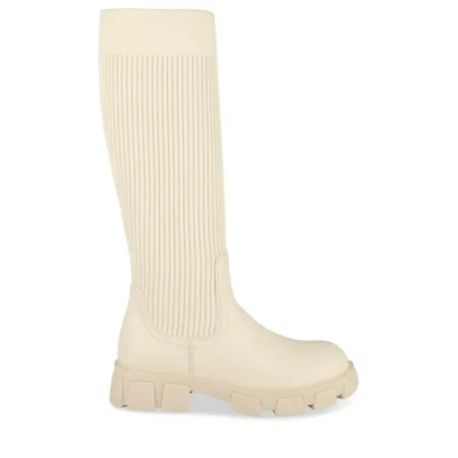 Bottes Cuissarde BEIGE Fille Motif Uni A Enfiler