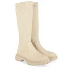 Bottes Cuissarde BEIGE Fille Motif Uni A Enfiler