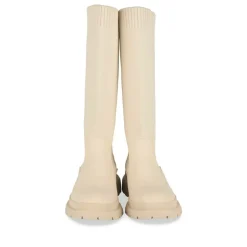 Bottes Cuissarde BEIGE Fille Motif Uni A Enfiler