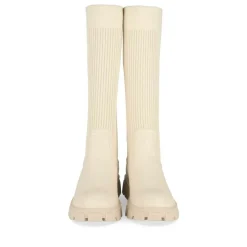 Bottes Cuissarde BEIGE Fille Motif Uni A Enfiler