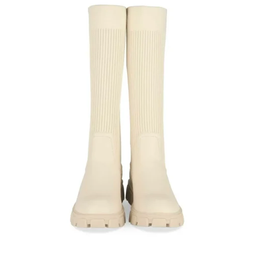 Bottes Cuissarde BEIGE Fille Motif Uni A Enfiler