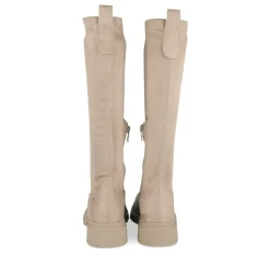 Bottes Cuissarde BEIGE Fille Motif Uni Fermeture éclair