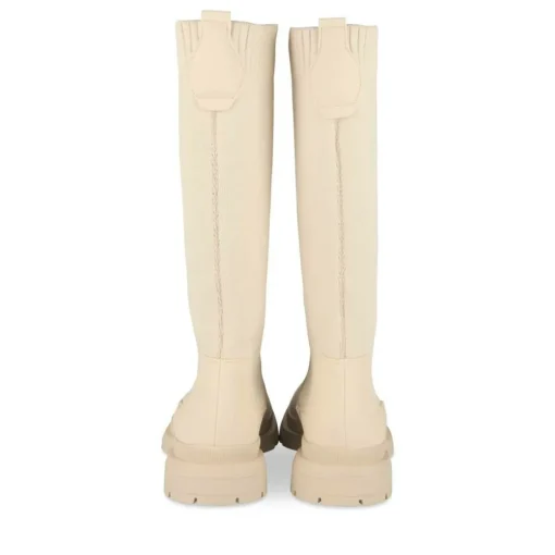 Bottes Cuissarde BEIGE Fille Motif Uni A Enfiler