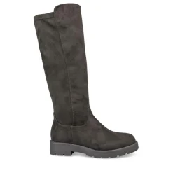 Bottes Cuissarde NOIR Fille Motif Uni Fermeture éclair