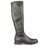 Bottes Cuissarde NOIR Fille Motif Uni Fermeture éclair