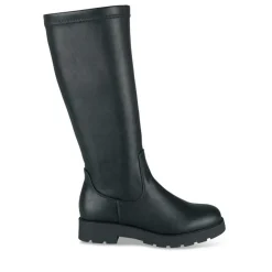Bottes Cuissarde NOIR Fille Motif Uni Fermeture éclair