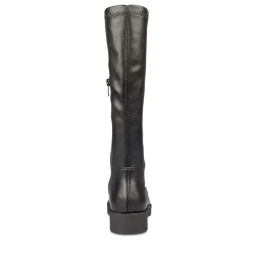 Bottes Cuissarde NOIR Fille Motif Uni Fermeture éclair