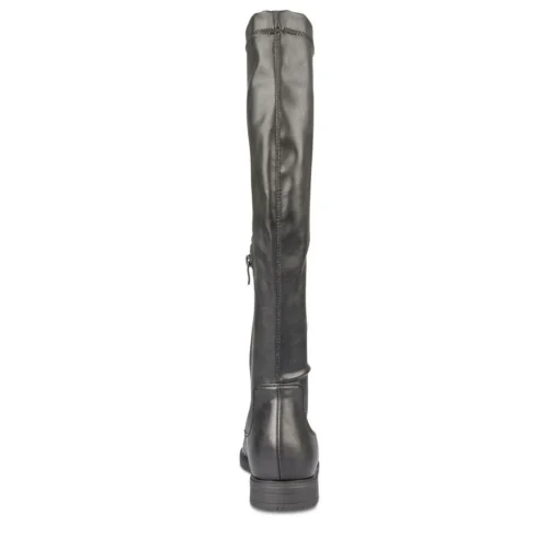 Bottes Cuissarde NOIR Fille Motif Uni Fermeture éclair