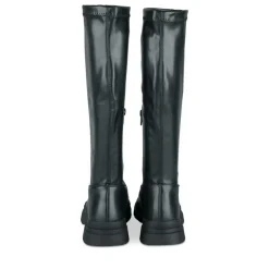 Bottes Cuissarde NOIR Fille Motif Uni Fermeture éclair