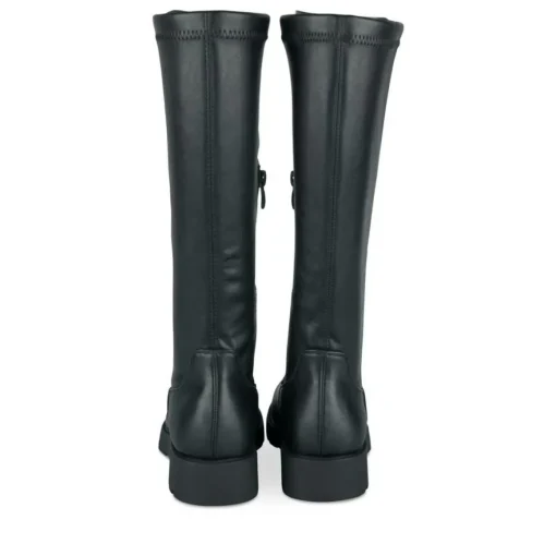 Bottes Cuissarde NOIR Fille Motif Uni Fermeture éclair