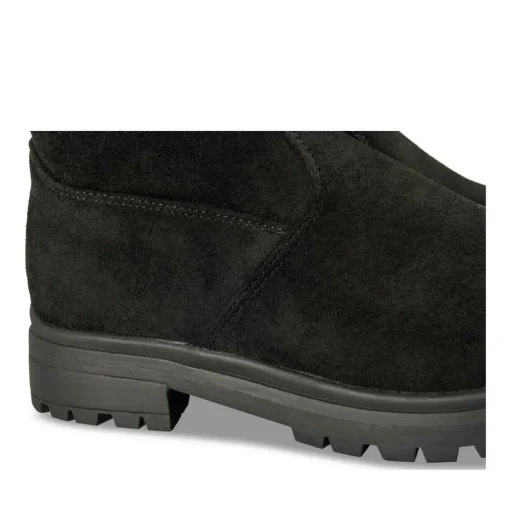 Bottes Cuissarde NOIR Fille Motif Uni Fermeture éclair