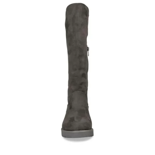 Bottes Cuissarde NOIR Fille Motif Uni Fermeture éclair