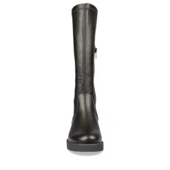 Bottes Cuissarde NOIR Fille Motif Uni Fermeture éclair