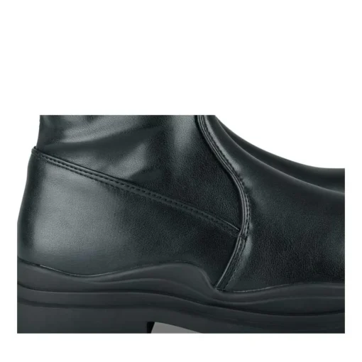 Bottes Cuissarde NOIR Fille Motif Uni Fermeture éclair