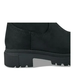 Bottes Cuissarde NOIR Fille Motif Uni Fermeture éclair