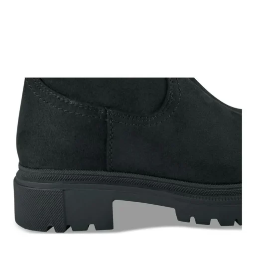 Bottes Cuissarde NOIR Fille Motif Uni Fermeture éclair