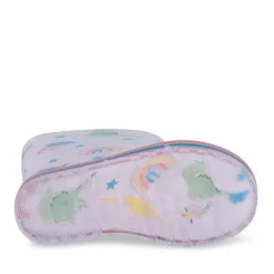 Bottes De Pluie BLANC Fille Motif Coeurs A Enfiler