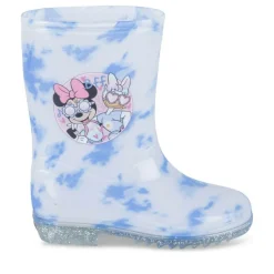 Bottes De Pluie BLEU Fille Motif Multicolore A Enfiler