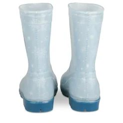 Bottes De Pluie BLEU Fille Motif Uni A Enfiler