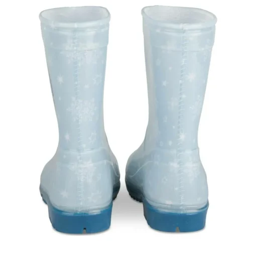 Bottes De Pluie BLEU Fille Motif Uni A Enfiler