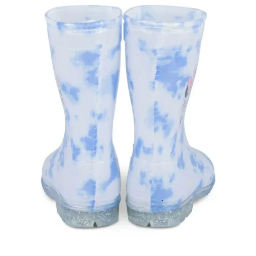 Bottes De Pluie BLEU Fille Motif Multicolore A Enfiler