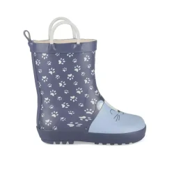 Bottes De Pluie BLEU Garçon Motif Animal A Enfiler