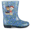 Bottes De Pluie BLEU Garçon Motif Uni A Enfiler
