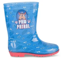 Bottes De Pluie BLEU Garçon Motif Multicolore A Enfiler