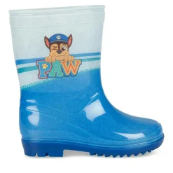 Bottes De Pluie BLEU Garçon Motif Uni A Enfiler