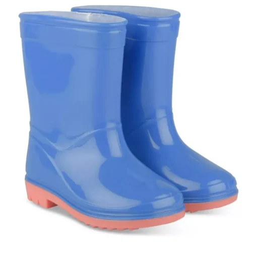 Bottes De Pluie BLEU Garçon Motif Uni