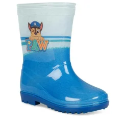 Bottes De Pluie BLEU Garçon Motif Uni A Enfiler