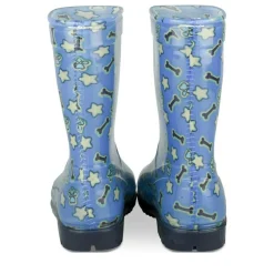Bottes De Pluie BLEU Garçon Motif Uni A Enfiler