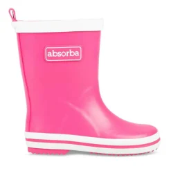 Bottes De Pluie Bottes ROSE Fille Motif Uni A Enfiler