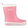 Bottes De Pluie Bottes ROSE Fille Motif Uni A Enfiler