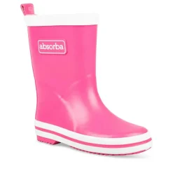 Bottes De Pluie Bottes ROSE Fille Motif Uni A Enfiler