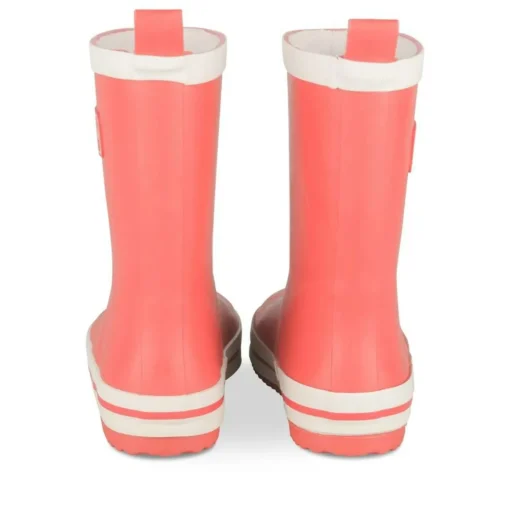 Bottes De Pluie Bottes ROUGE Fille Motif Uni A Enfiler