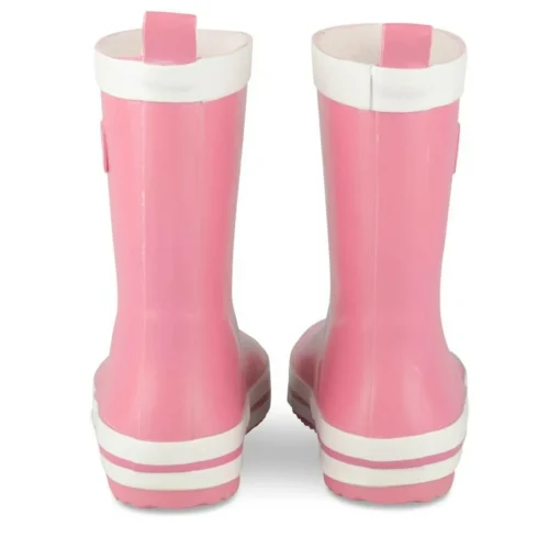 Bottes De Pluie Bottes ROSE Fille Motif Uni A Enfiler