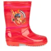 Bottes De Pluie FUSCHIA Fille Motif Uni A Enfiler