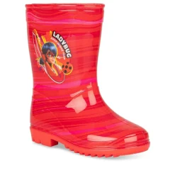Bottes De Pluie FUSCHIA Fille Motif Uni A Enfiler
