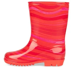Bottes De Pluie FUSCHIA Fille Motif Uni A Enfiler
