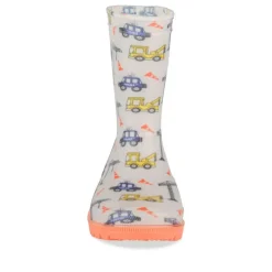 Bottes De Pluie GRIS Garçon Motif Uni A Enfiler