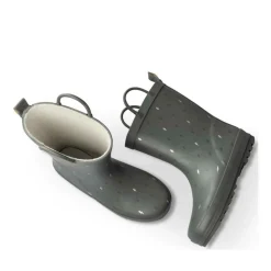 Bottes De Pluie GRIS Garçon Motif Eclair A Enfiler