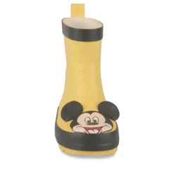 Bottes De Pluie JAUNE Garçon Motif Uni A Enfiler