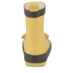 Bottes De Pluie JAUNE Garçon Motif Uni A Enfiler