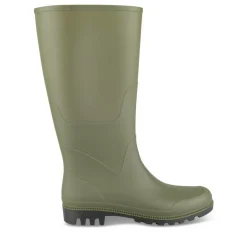 Bottes De Pluie KAKI Homme Motif Uni A Enfiler