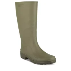 Bottes De Pluie KAKI Homme Motif Uni A Enfiler