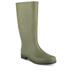 Bottes De Pluie KAKI Homme Motif Uni A Enfiler